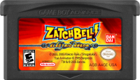 Zatch Bell Electric Arena GameBoy Advance  box art